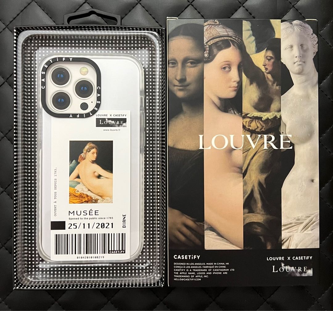 Original Casetify Louvre Limited Edition iPhone 13 Pro e Clear Frost