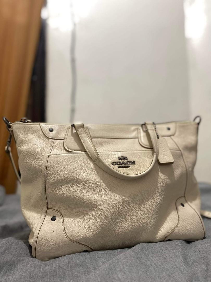 Original Coach Mickie Satchel Grain Leather Bag Luxury Bags Wallets on Carousell