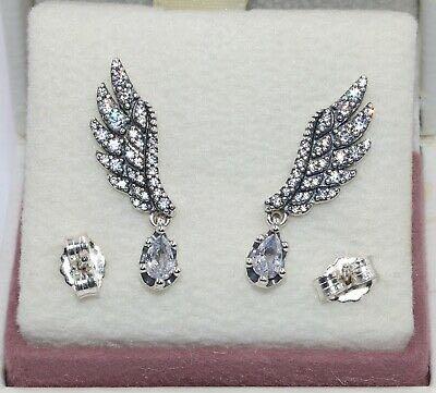 Dangling angel shop wing earrings pandora