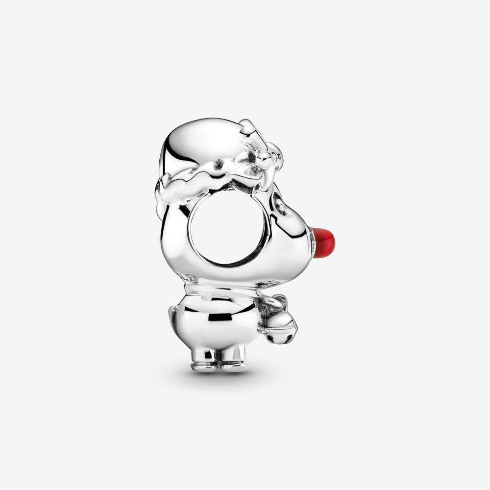 Pandora authentic Sales Red Nose Reindeer Charm Women s Fashion