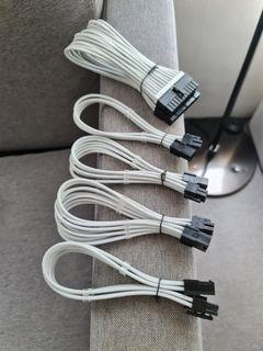 PC Extension Cable Set - Silver