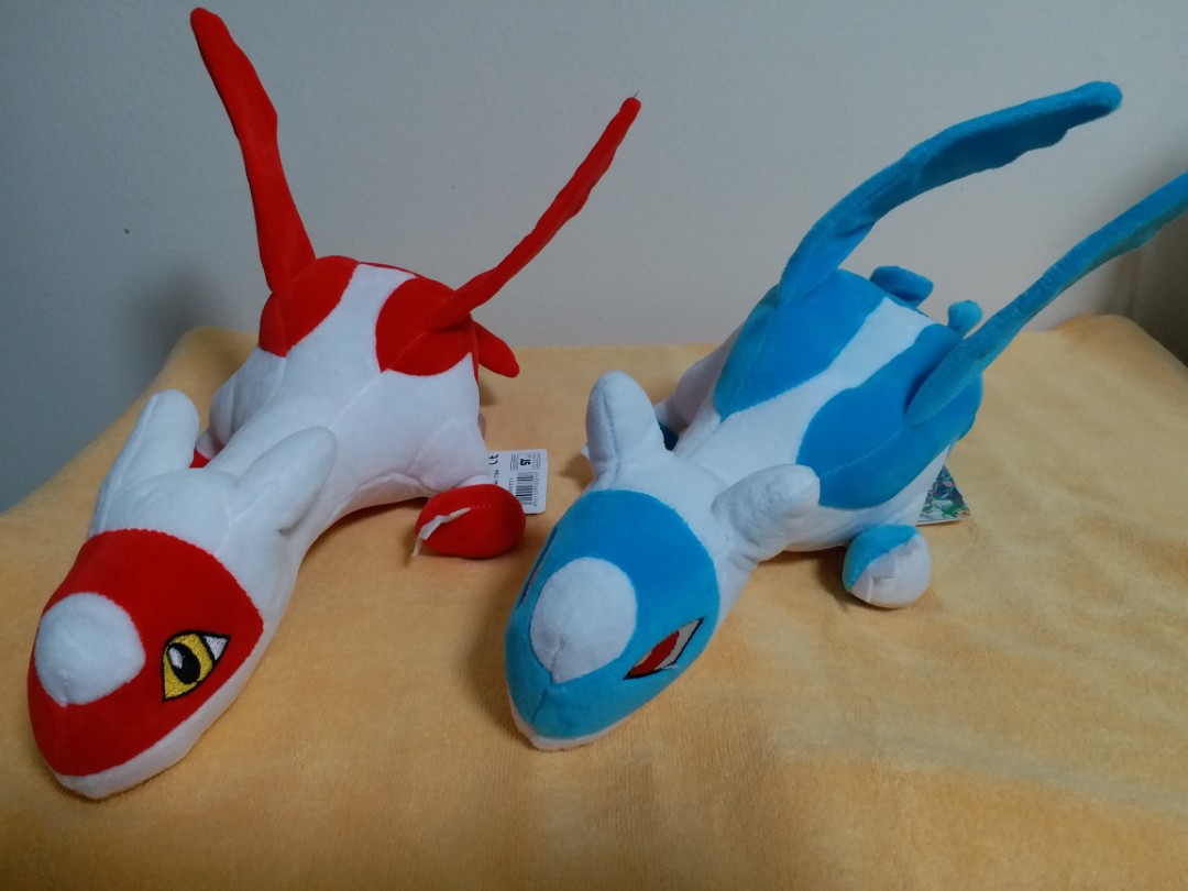Pokemon latios clearance and latias plush