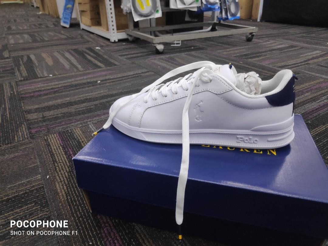 Polo Ralph Lauren Heritage Court 2 Leather Sneaker Men #39 s Fashion