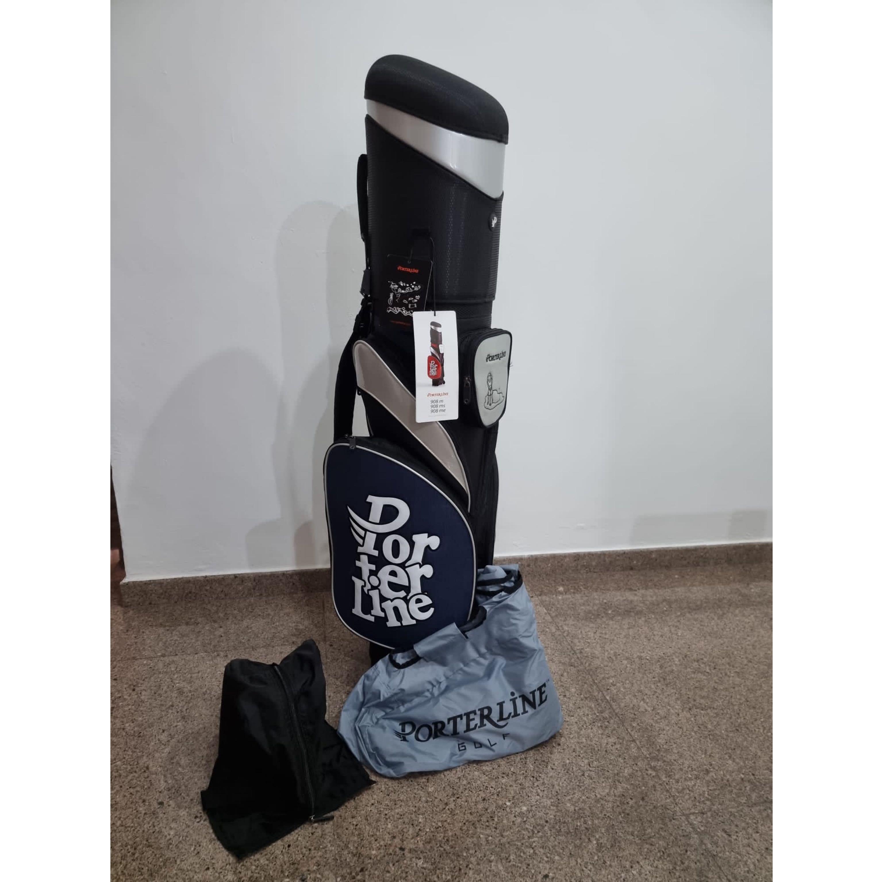 Porterline 908M Navy hardtop Golf Bag, Sports Equipment, Sports & Games