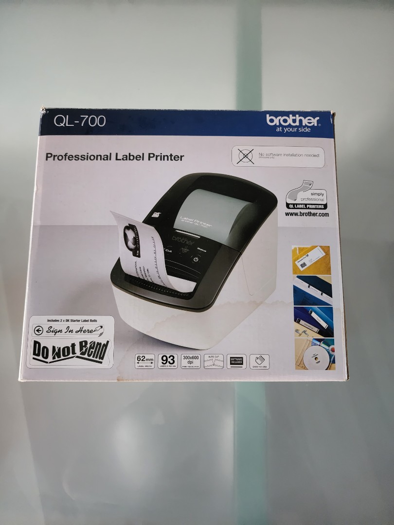QL-700 Brother Label Printer, Computers & Tech, Printers ...
