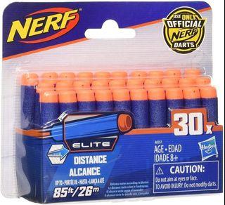 NIP Nerf N-STRIKE ELITE Gun 18 DART CLIP REFILL Blast DISTANCE Blue Darts NEW! 