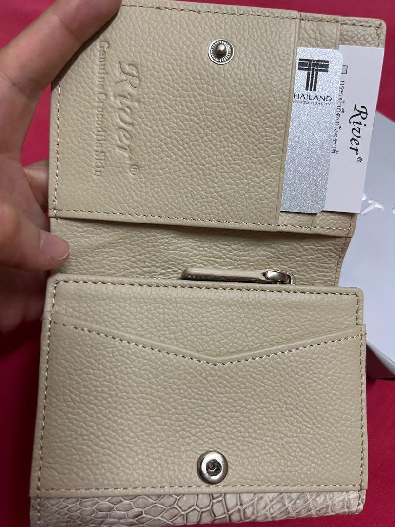 River Crocodile Short wallet Brand New Women s Fashion Bags Wallets Wallets Card holders on Carousell
