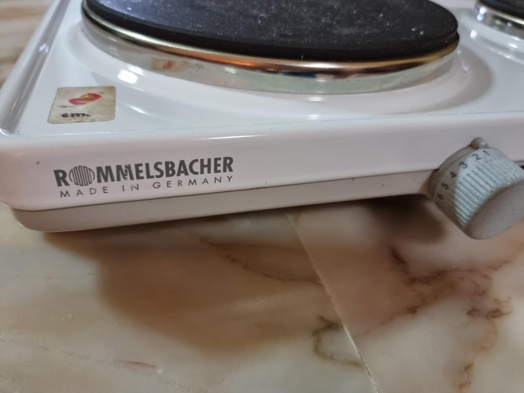 Rommelsbacher Electric Twin Hot Plate, TV & Home Appliances, Kitchen