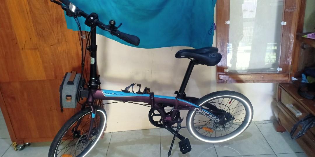 Sepeda Lipat dahon ion Chicago 20 inch Olah Raga Sepeda di Carousell