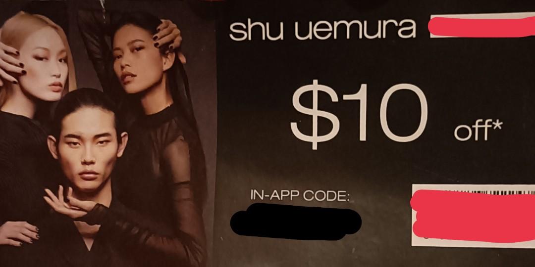 Shu Uemura from Sephora, Tickets & Vouchers, Vouchers on Carousell