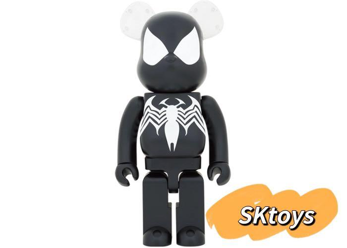 SKToys預訂》BEARBRICK Spider Man Black Costume 黑蜘蛛俠1000% MEDICOM BE@RBRICK,  興趣及遊戲, 玩具 遊戲類- Carousell