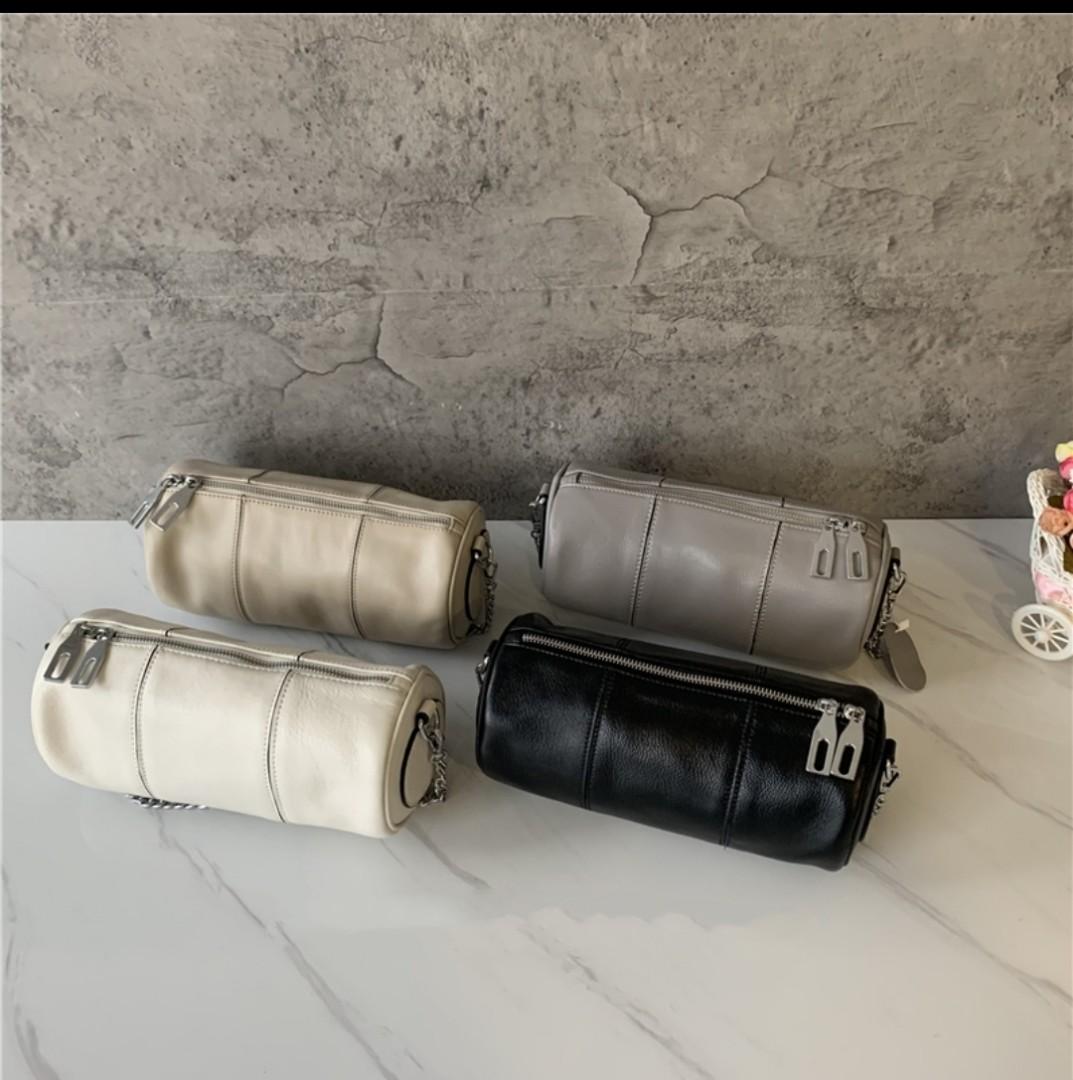 Cylinder cheap crossbody bag