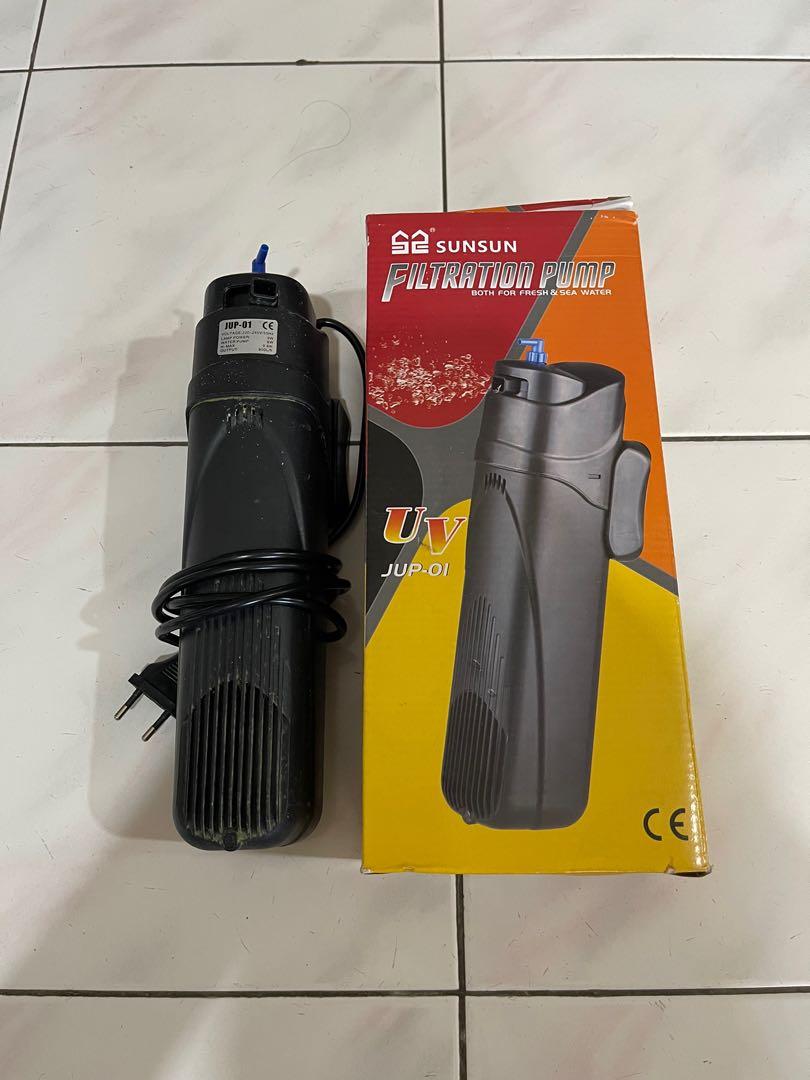 Sunsun JUP-01 UV Filtration Pump, Pet Supplies, Homes & Other Pet ...