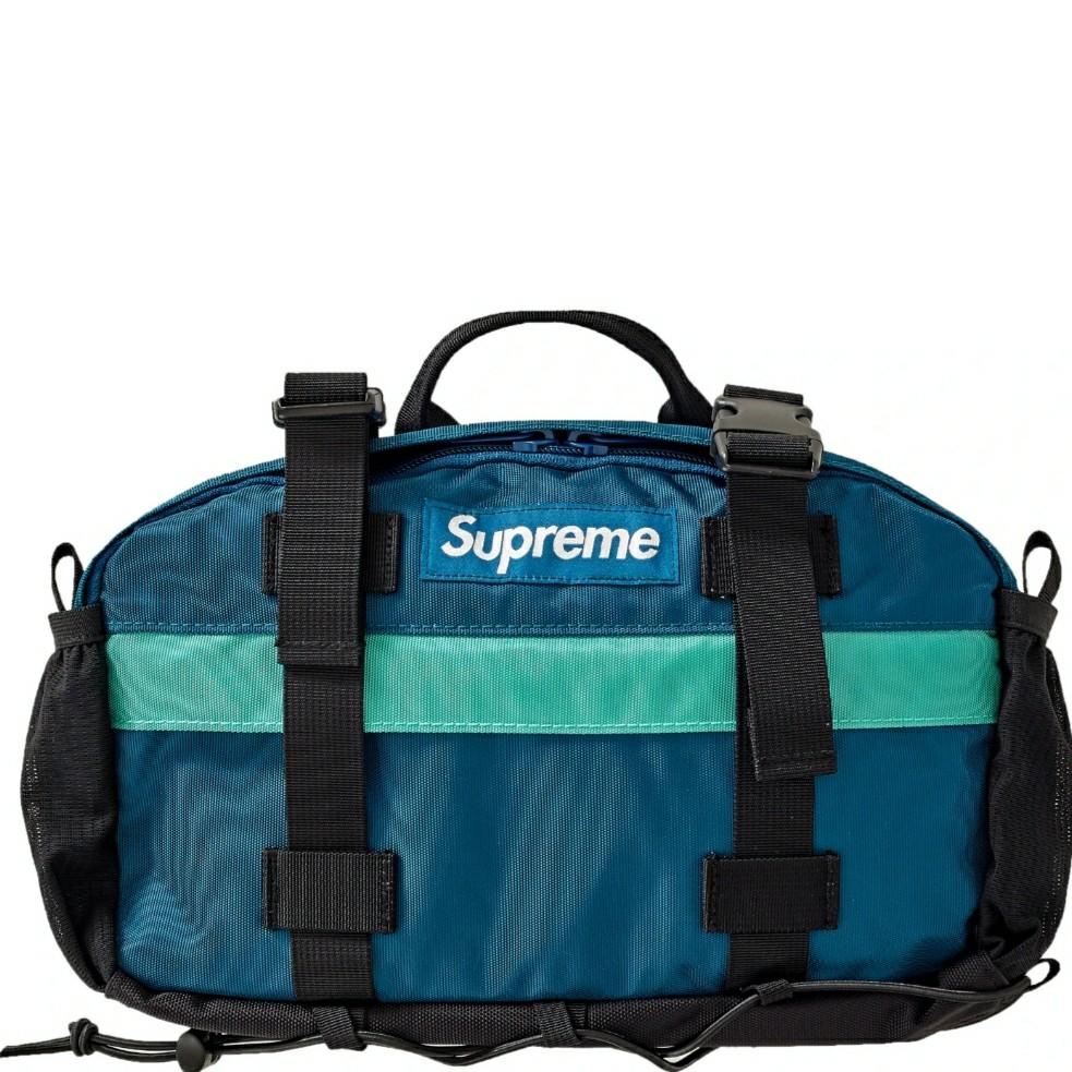 Supreme FW19 Waist Bag Teal Men s Fashion Bags Sling Bags on