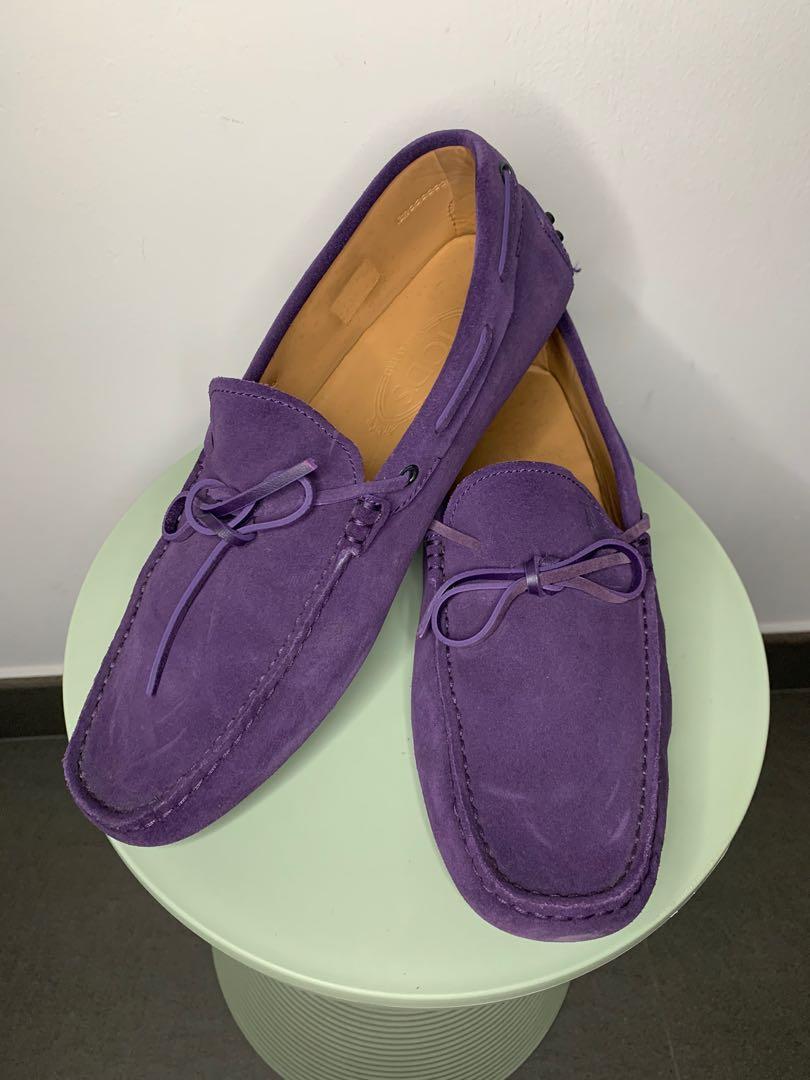 Purple driving clearance shoes
