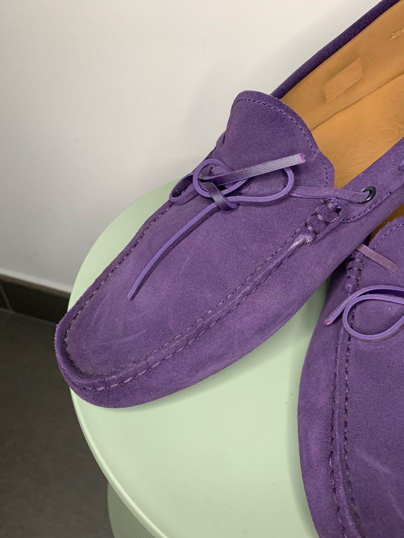Purple driving clearance shoes