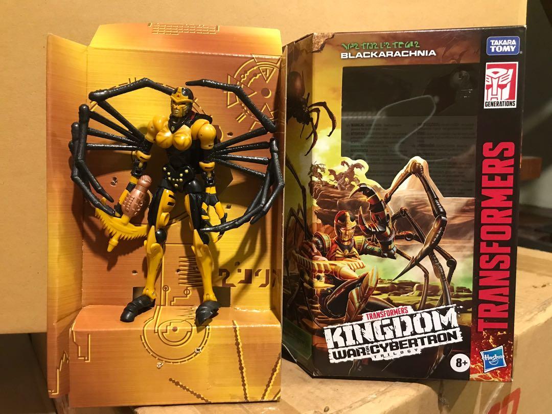 TRANSFORMERS KINGDOM BLACKARACHNIA BIB BEAST WARS RARE, Hobbies & Toys