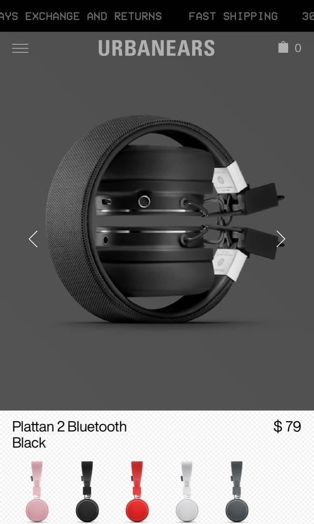 URBANEARS Plattan2 Bluetooth Headphones (Category: Headphones & Headsets) located in San Juan City. Submitted by angelinego (Listing ID 1162034234, Image 2). Description: -Sealed and brandnew -Steal price! Sold at 5,490.