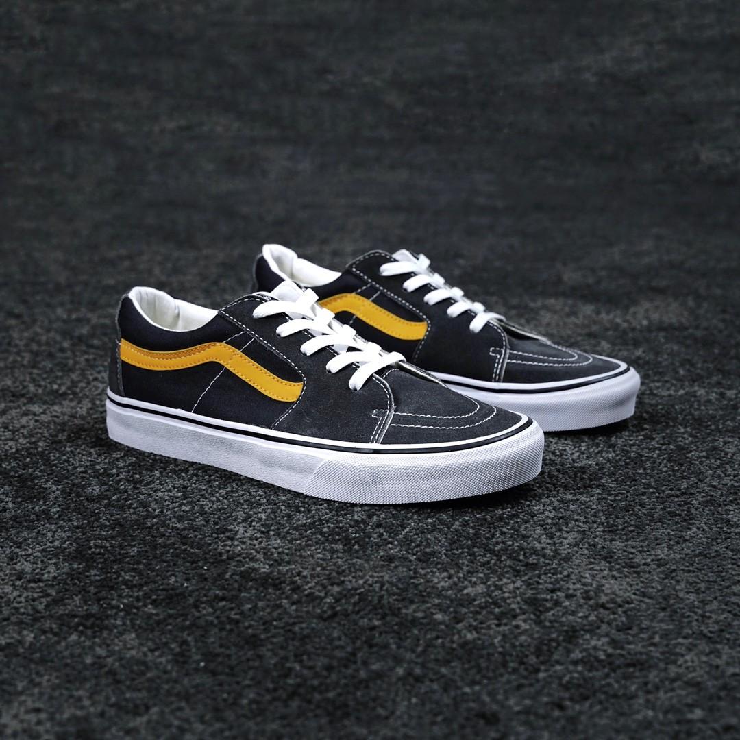 Yellow vans top sk8 low