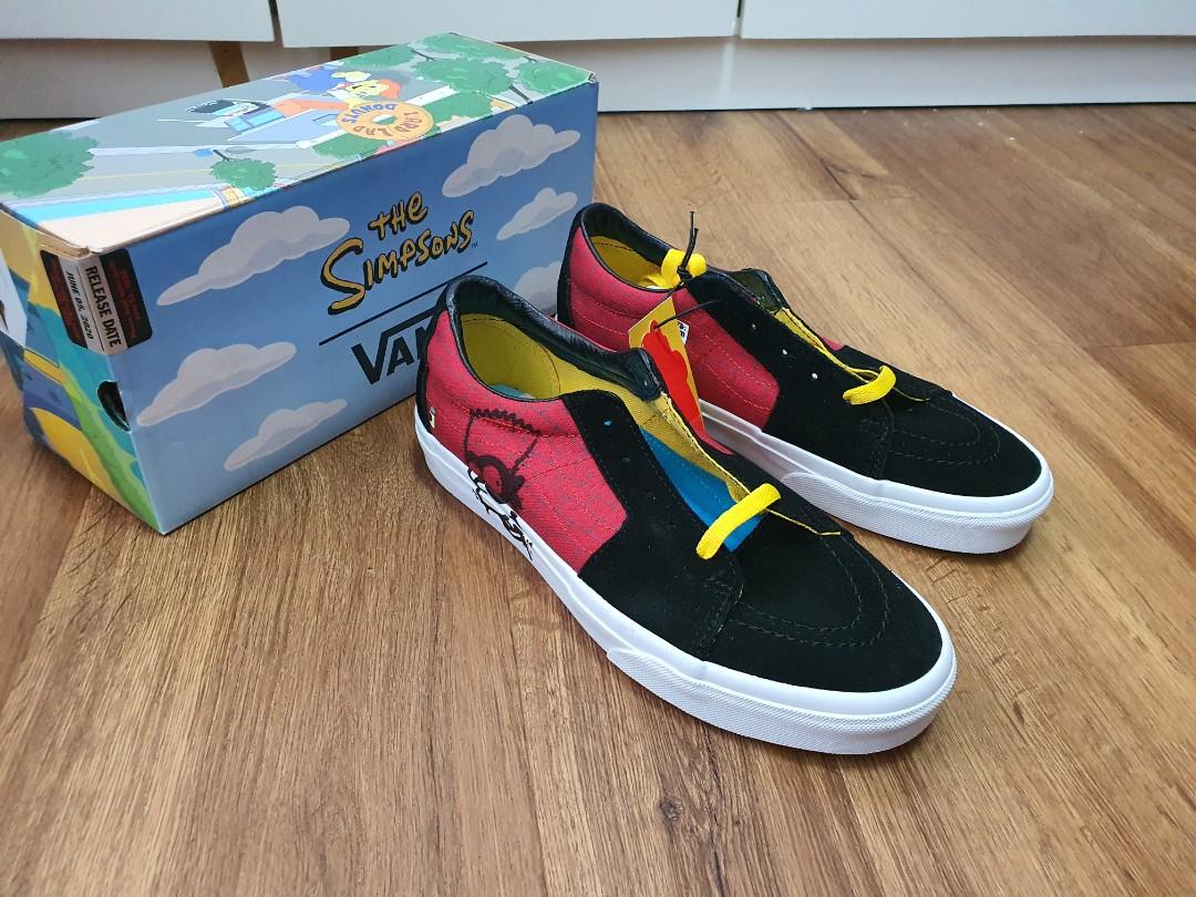 VANS SK8 LOW X SIMPSONS ELBARTO Men s Fashion Footwear Sneakers on Carousell