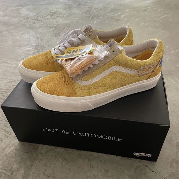 Vans Vault X KAR Yellow Exhaust Old Skool Men s Fashion