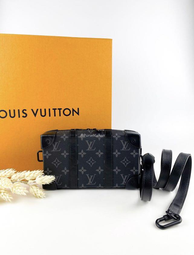 Louis Vuitton Soft Trunk Briefcase Monogram Eclipse Canvas