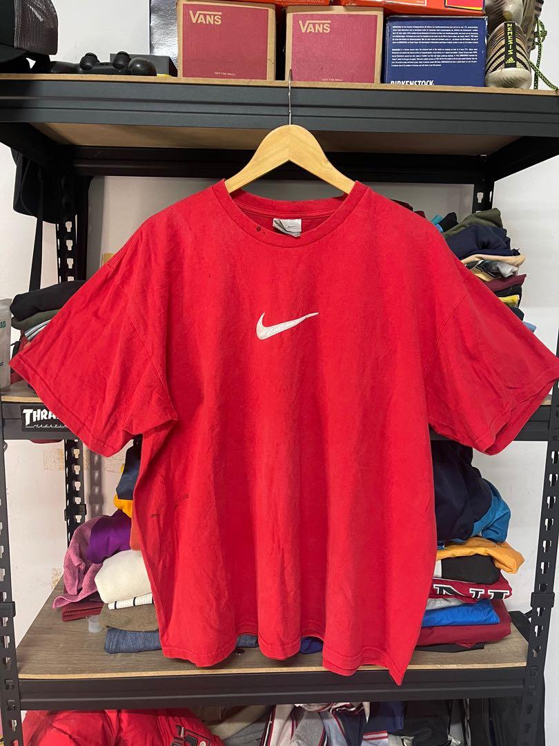 Nike centre top swoosh t shirt