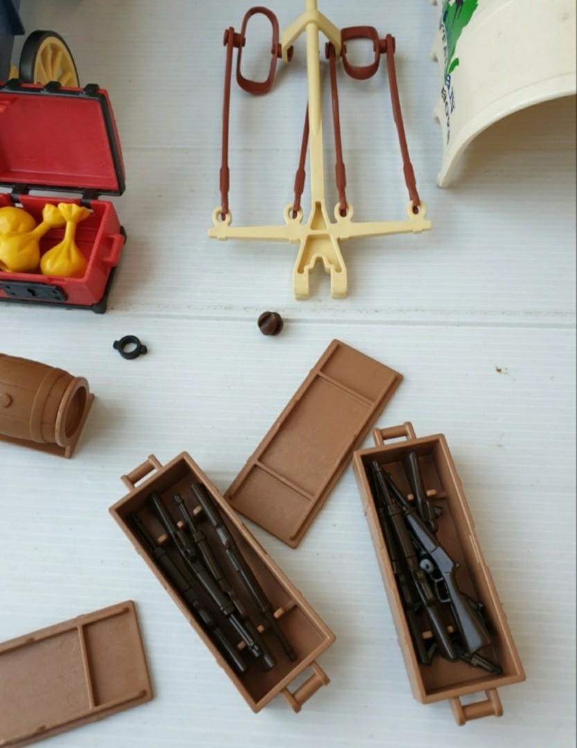 Playmobil Western N°3784/3785 - Timon D'attelage Et Charriot - Occasion