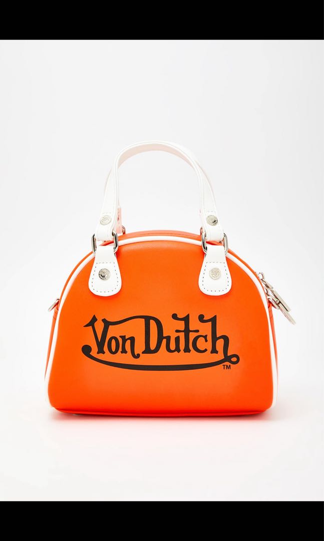 Von Dutch Vintage Black & Red Bowling Bag - Vinted