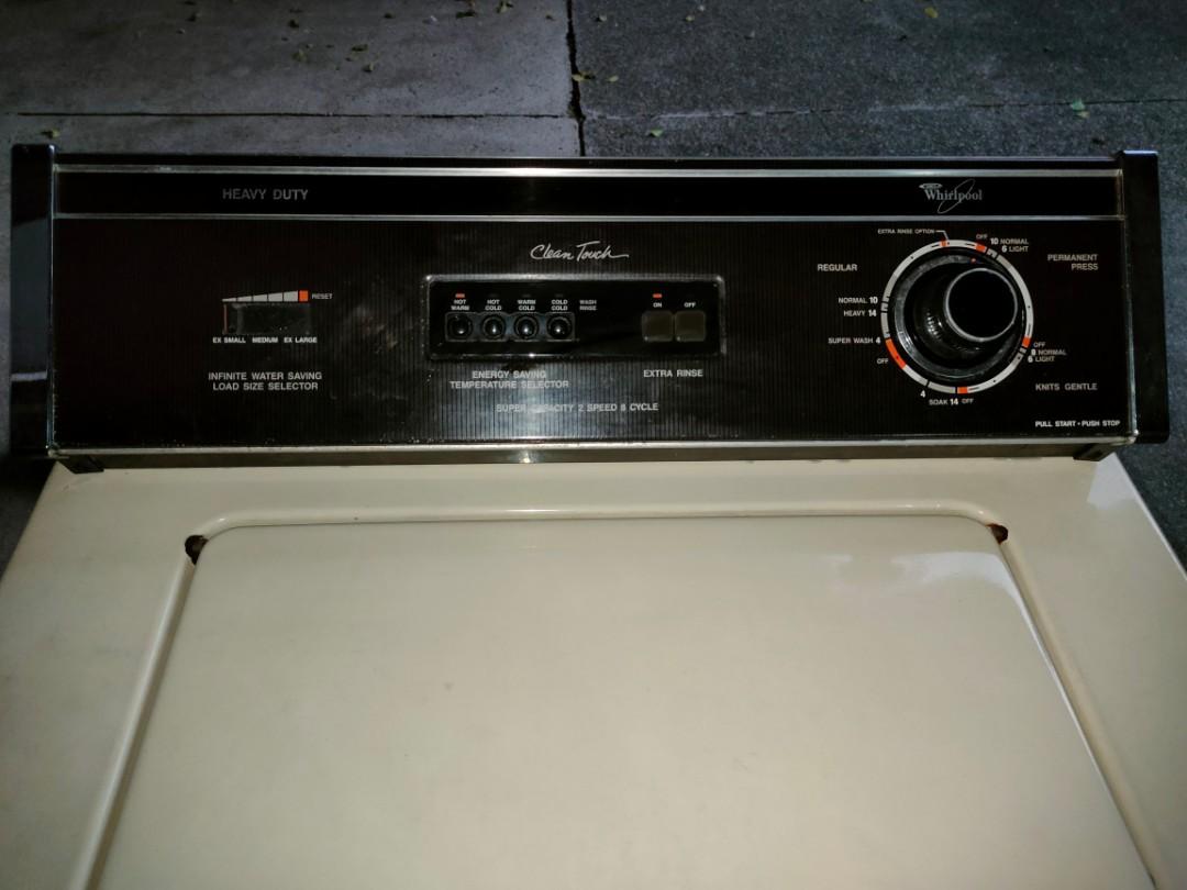 WHIRLPOOL WASHING MACHINE WASHER AND DRYER 10K ALL, TV & Home