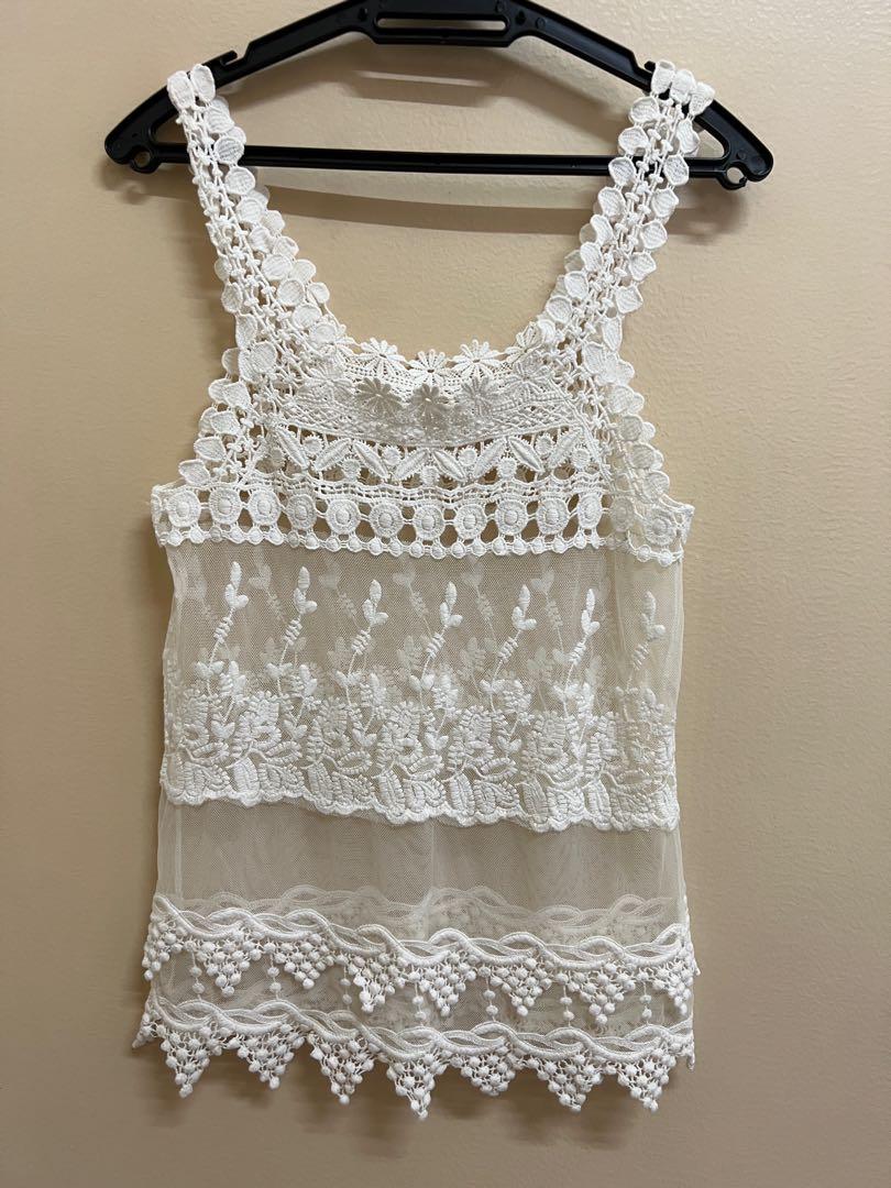 Crochet Lace Tank Top