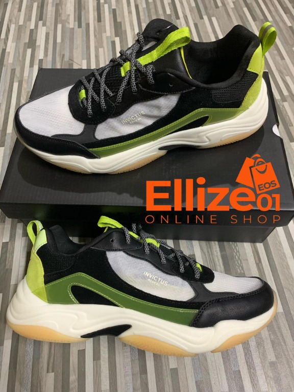 WORLD BALANCE INVICTUS REVEAL BLACK GREEN M, Men's Fashion, Footwear ...