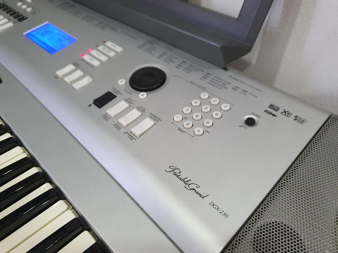 YAMAHA PORTABLE GRAND PIANO (DGX230), Hobbies & Toys, Music & Media