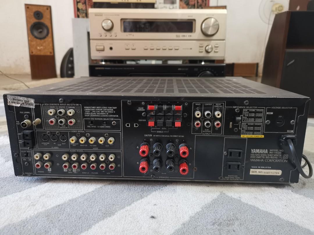 Yamaha RX-V692 receiver amplifier, Audio, Soundbars, Speakers ...