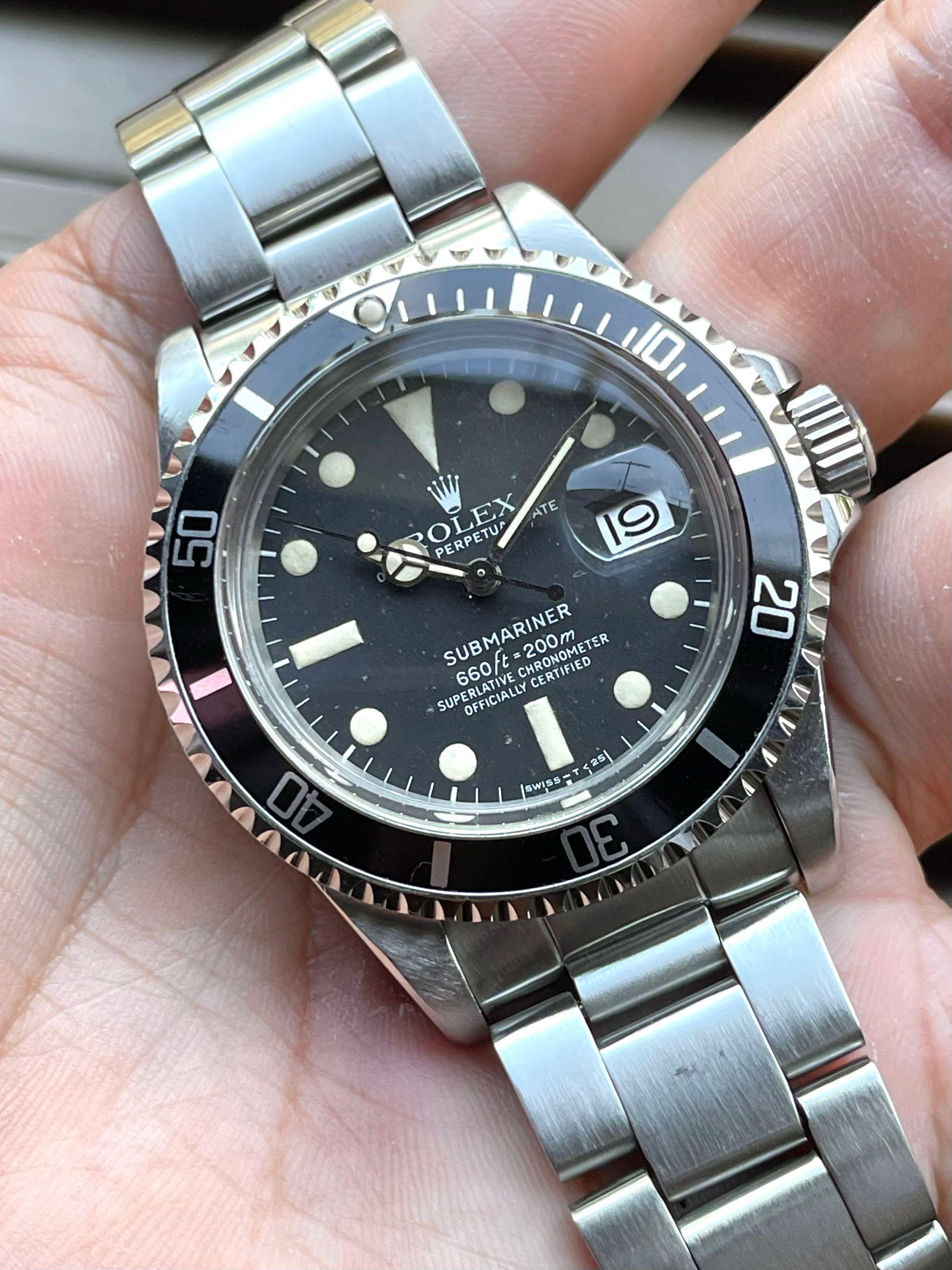 1978 Rolex Submariner Date Ref. 1680 w 
