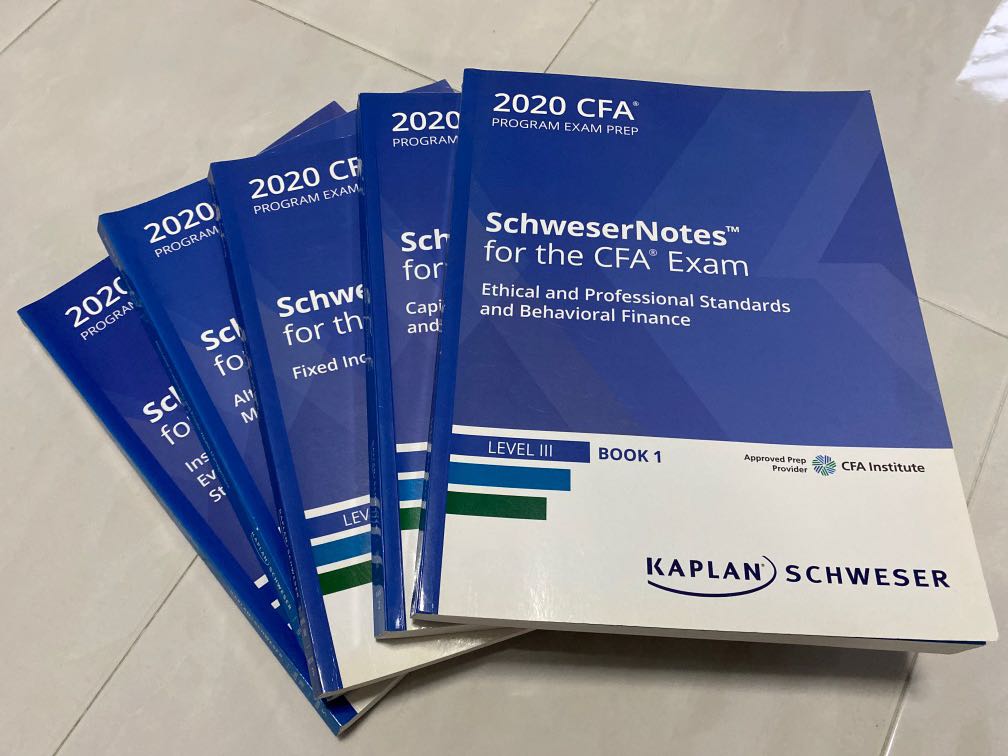 2020 CFA Level 3 SchweserNotes with Practice Exams, Hobbies & Toys ...