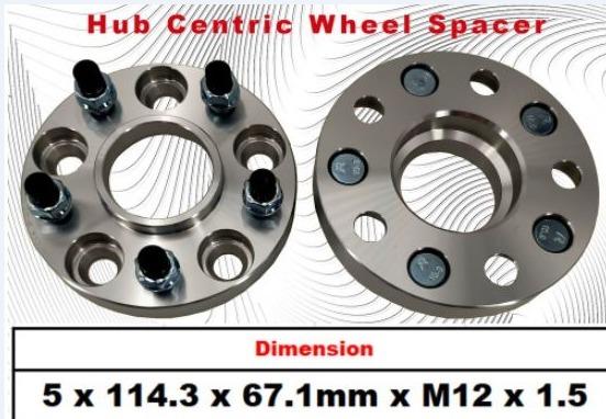 Precision 2 Pairs of Hubcentric 20mm Alloy Wheel Spacers for Ṕeugeot 207 