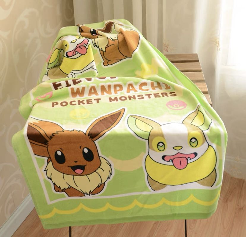 泰國直送Pokemon 比卡超造型毛毯帽
