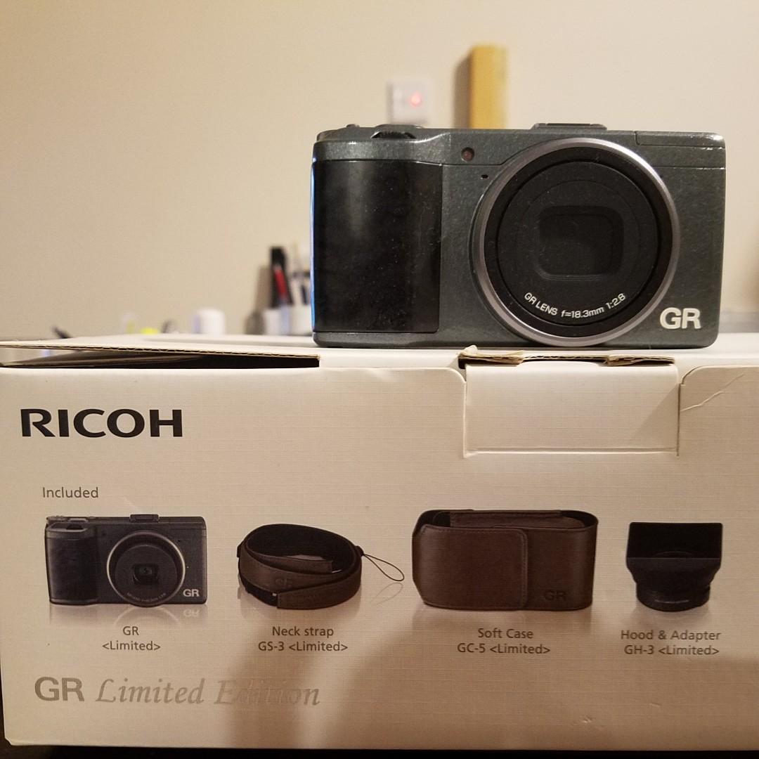 全新Ricoh GR Limited Edition 全球限量5000 部, 攝影器材, 相機 