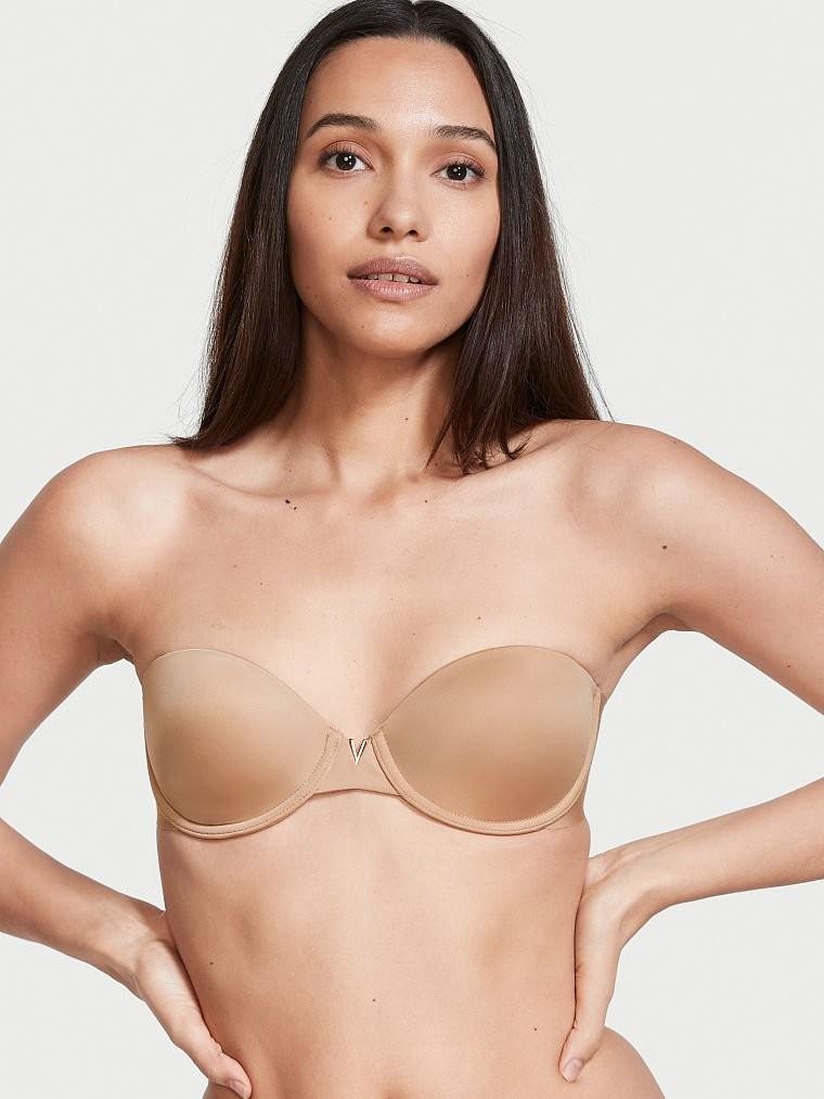 🌙 Victoria's Secret Sexy Illusions Lightly Lined Multiway Strapless Bra in  Sweet Nougat Skin Shade Color