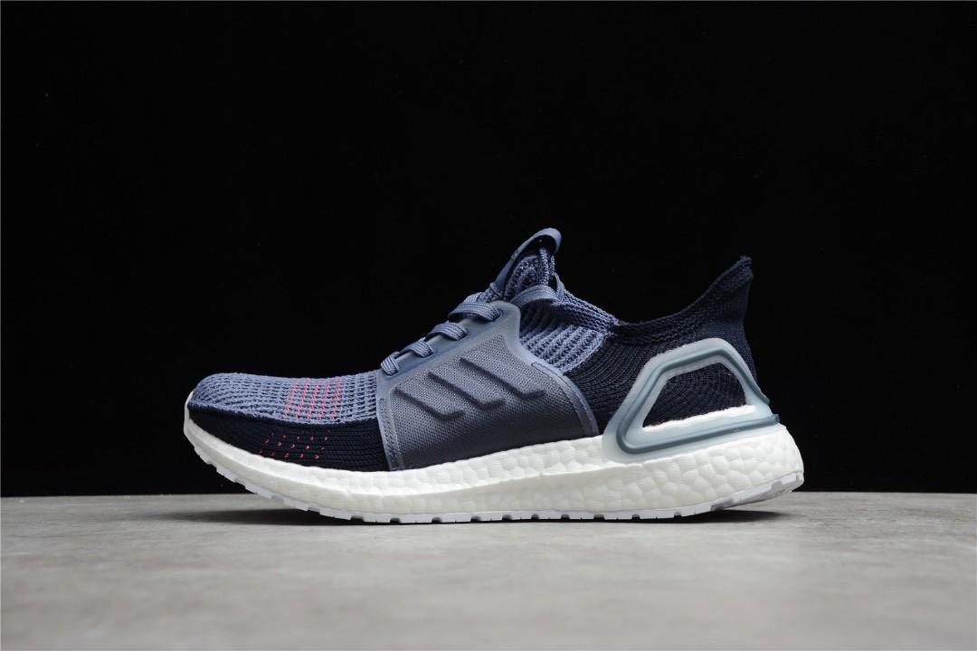 Adidas women s ultraboost 19 running shoes white purple best sale black