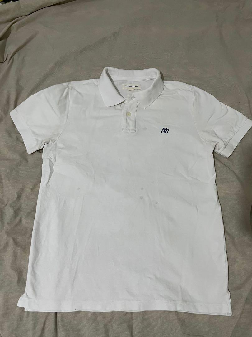 Aeropostale white polo shirt 2025