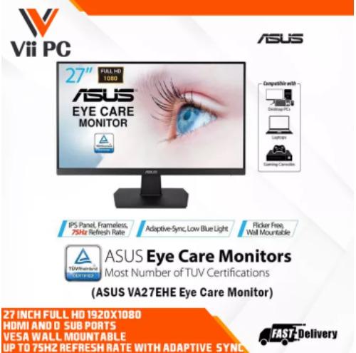 Monitor ASUS VA27EHE LED 27 / Full HD / 75Hz / HDMI / Negro / VA27EHE