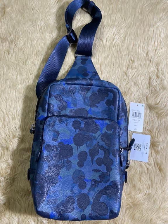 NWT COACH GOTHAM PACK WITH CAMO PRINT C5334 BACKPACK ONE STRAP