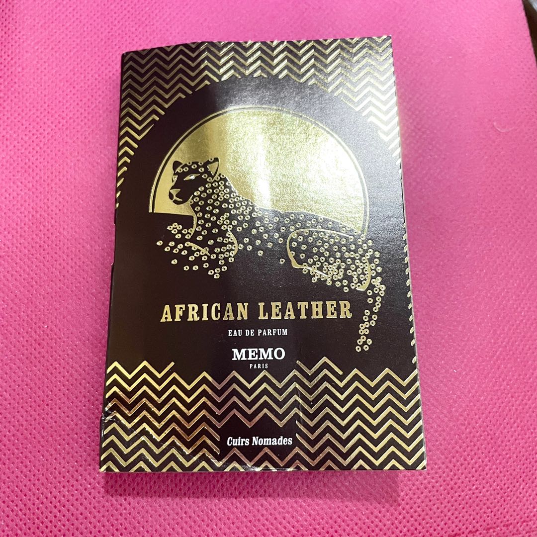 AUTHENTIC Memo paris African leather eau de parfum perfume vial, Beauty