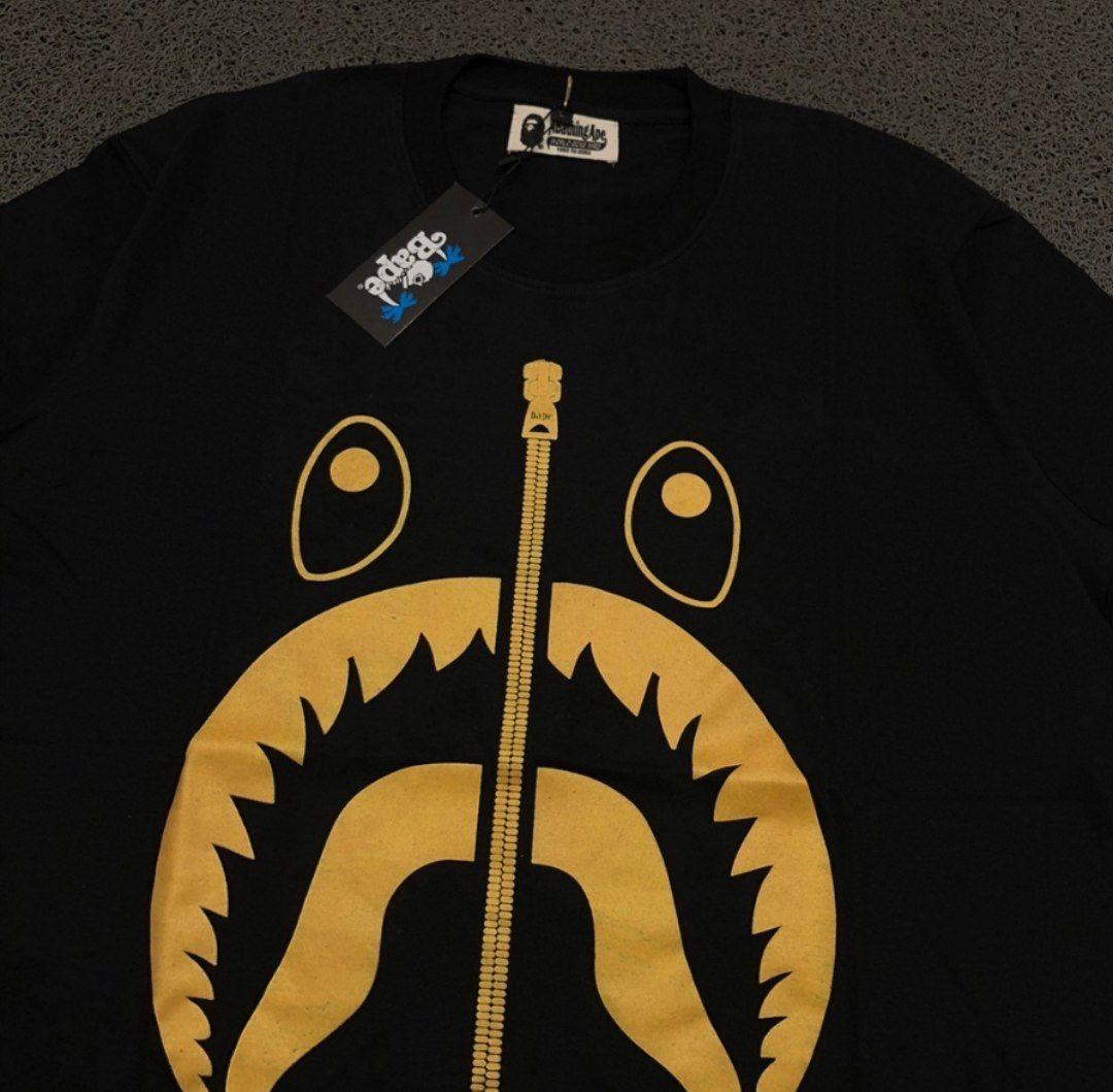 Bape Shark Gold Logo