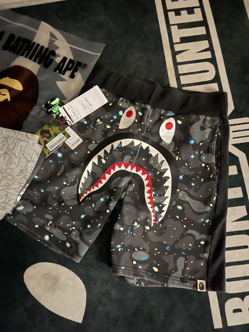 Galaxy hotsell bape shorts