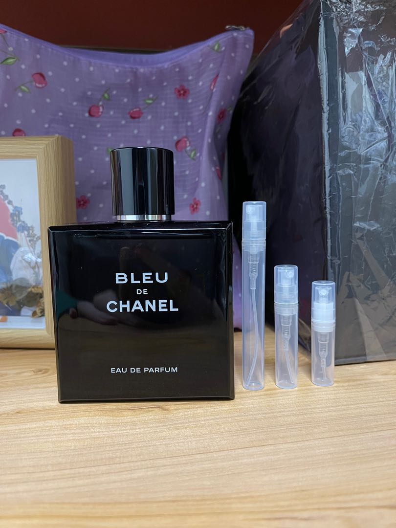 Bleu de Chanel Perfume Sample (Buy 2 [5ml] free 1 [2ml]), Beauty & Personal  Care, Fragrance & Deodorants on Carousell