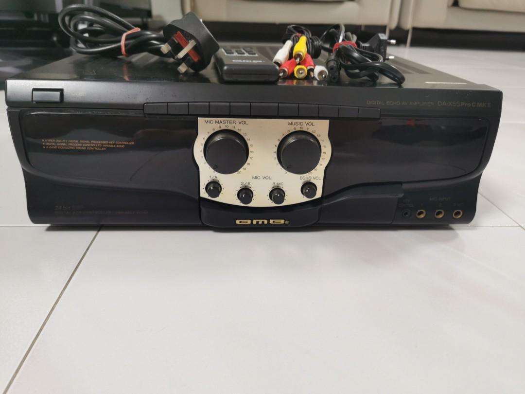 アンプ BMB DA X55 DIGITAL ECHO AMPLI KARAOKE BMB DA-X55 デジタル エコー カラオケミキシングAVアンプ 日本