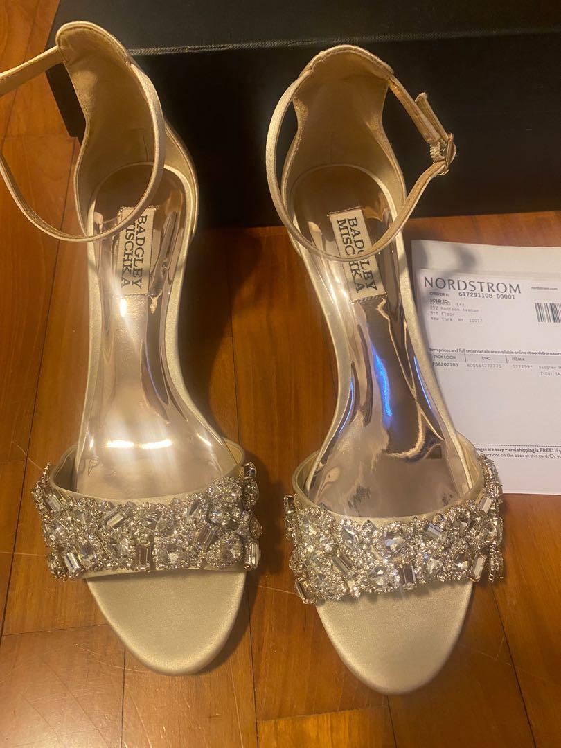 Badgley mischka lara crystal embellished sandal hot sale